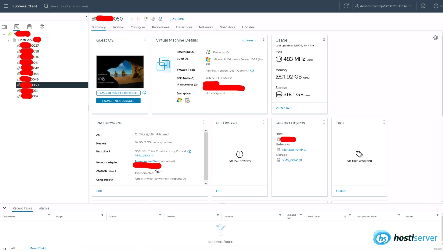 VMware ESXi у складі vSphere — корпоративний гіпервізор з vMotion, DRS і FT